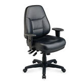 Ergonomic Desk Chair - Office Star DeLuxe Leather